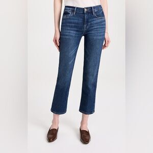 Frame | 26 | Le high straight in Carrol cropped ankle straight leg jeans